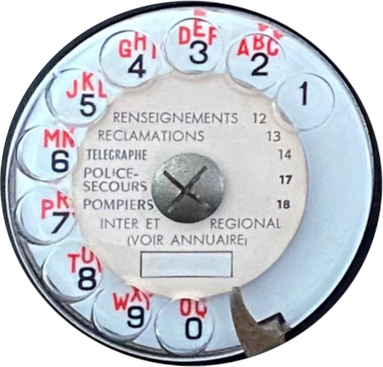 Cadran téléphone